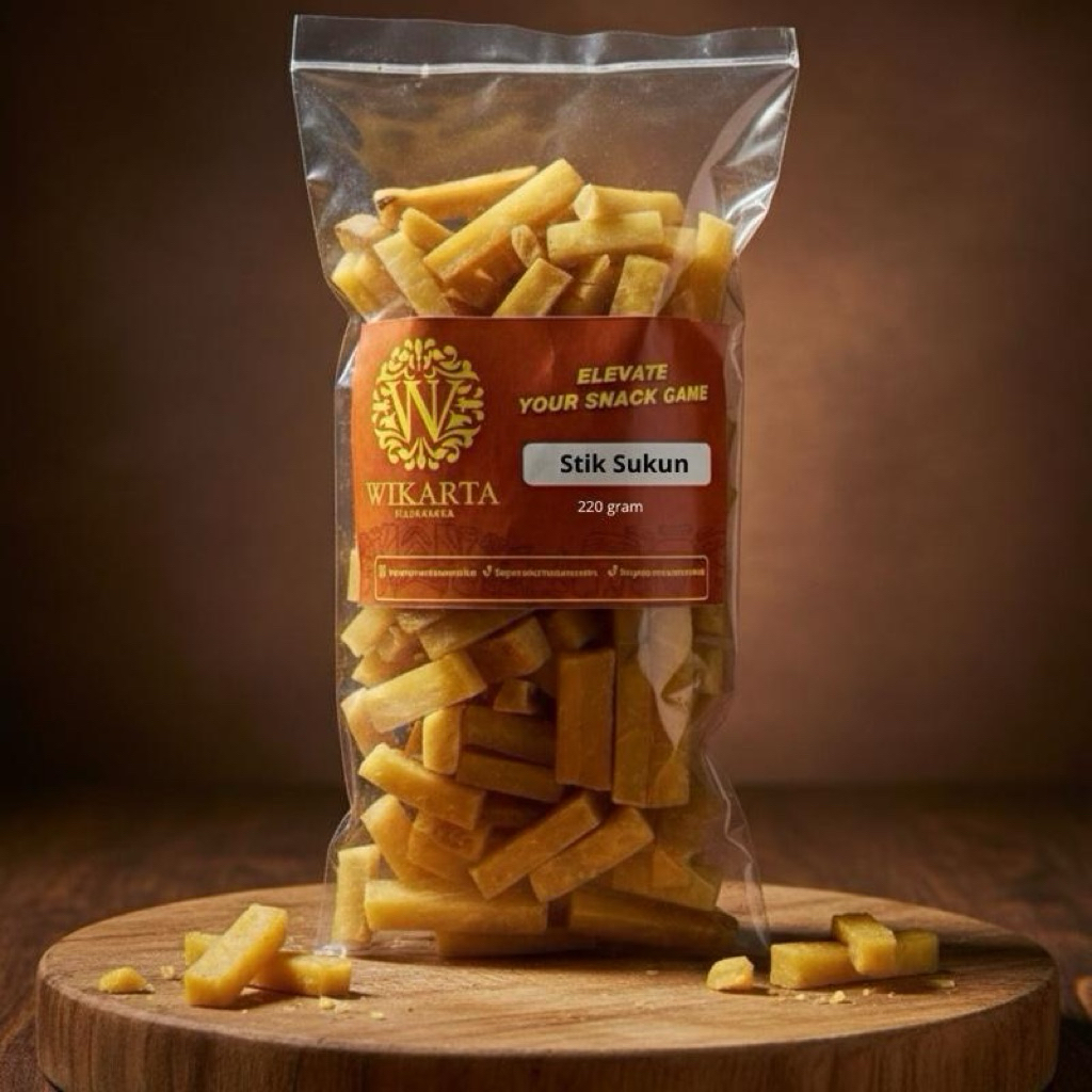 STIK SUKUN KERIPIK renyah gurih stik sukun mentega renya camilan kiloan snack 220 gram