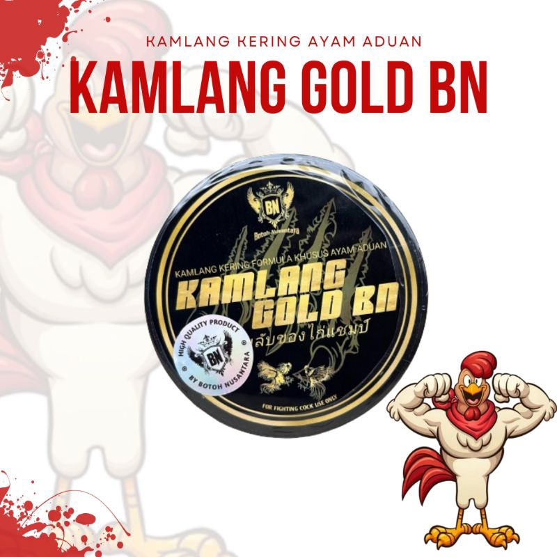 KAMLANG GOLD BN Kamlang Kering Jamu Ayam Aduan Stamina Kuat Obat Luka Dalam