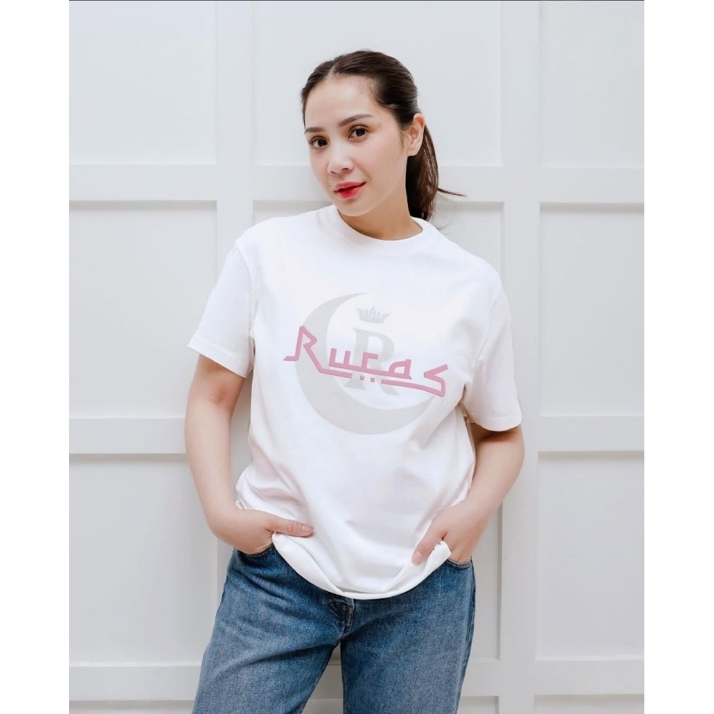 Rucas T-Shirt Baju Kaos Rucas Initial Arabic White Series
