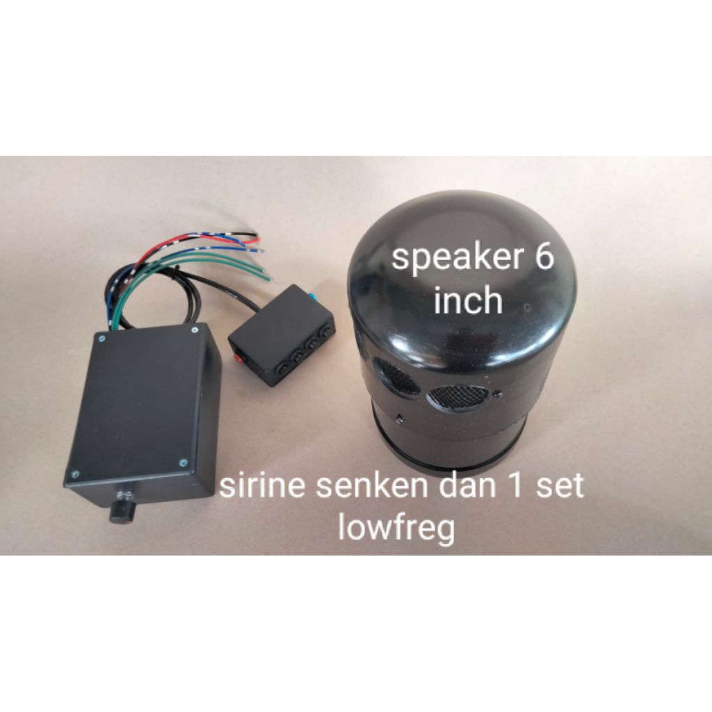 sirine senken dan 1 set lowfreg 80 watt