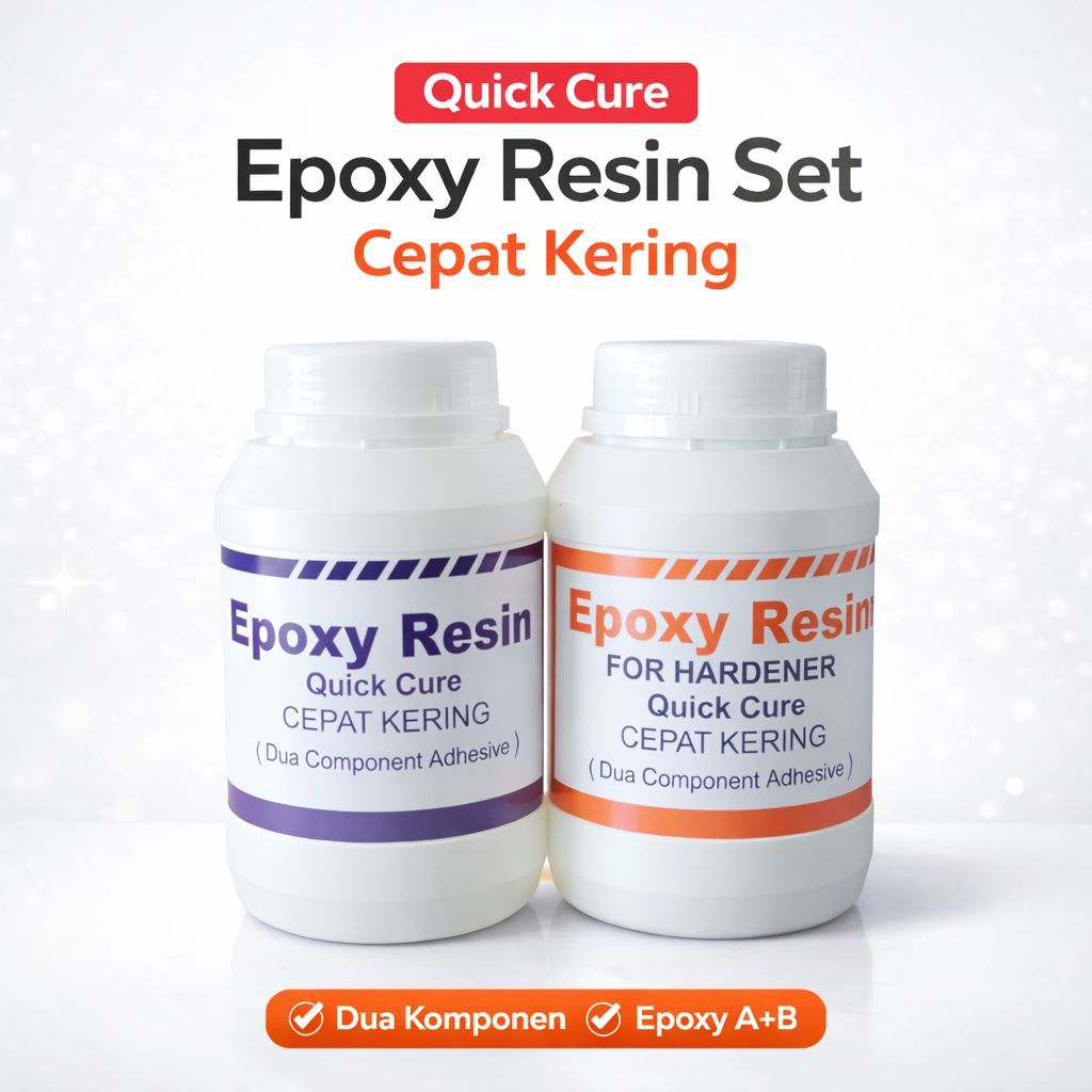 Epoxy Resin Cepat Kering 1 Set Perekat Beton Penambal Bocor