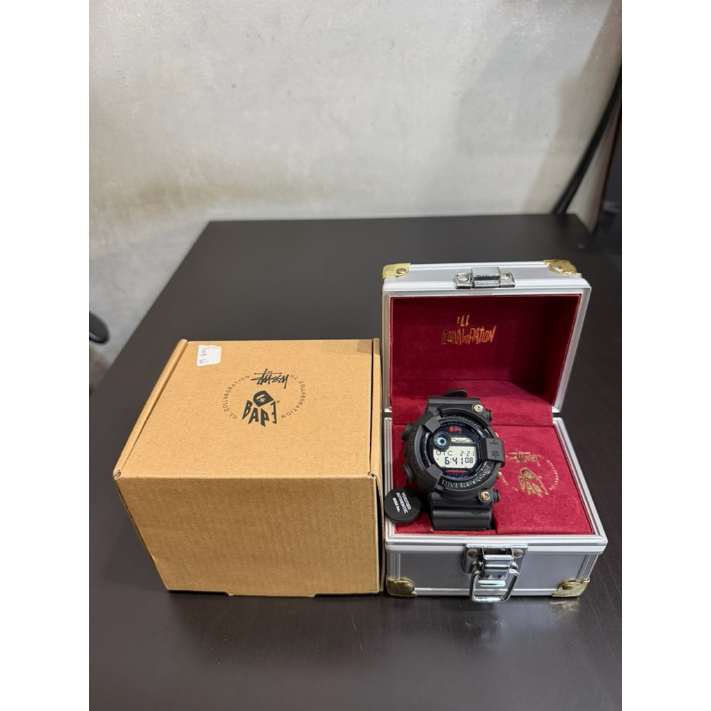 Gshock Frogman Bape Stussy GF 8250BS