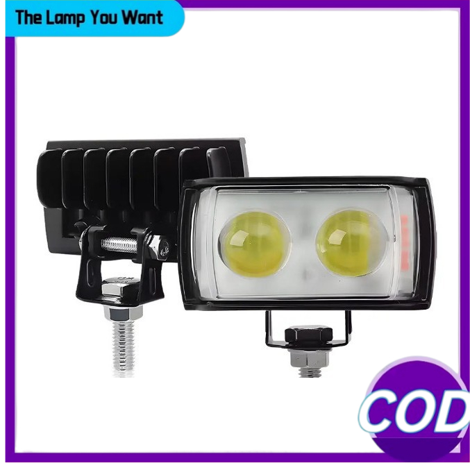 Tembak Lampu 2 mata LED Mobil Persegi Panjang