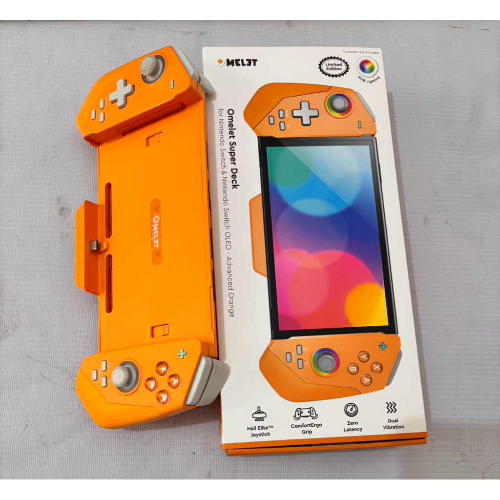 omelet super deck untuk nintendo switch & nintendo switch OLED (Orange) Bekas/Second