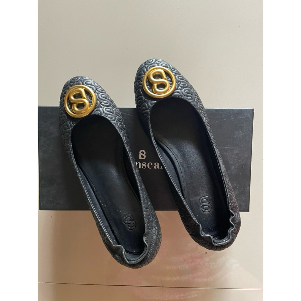 PRELOVED BUTTONSCARVES LUNA BLOCK HEELS BLACK