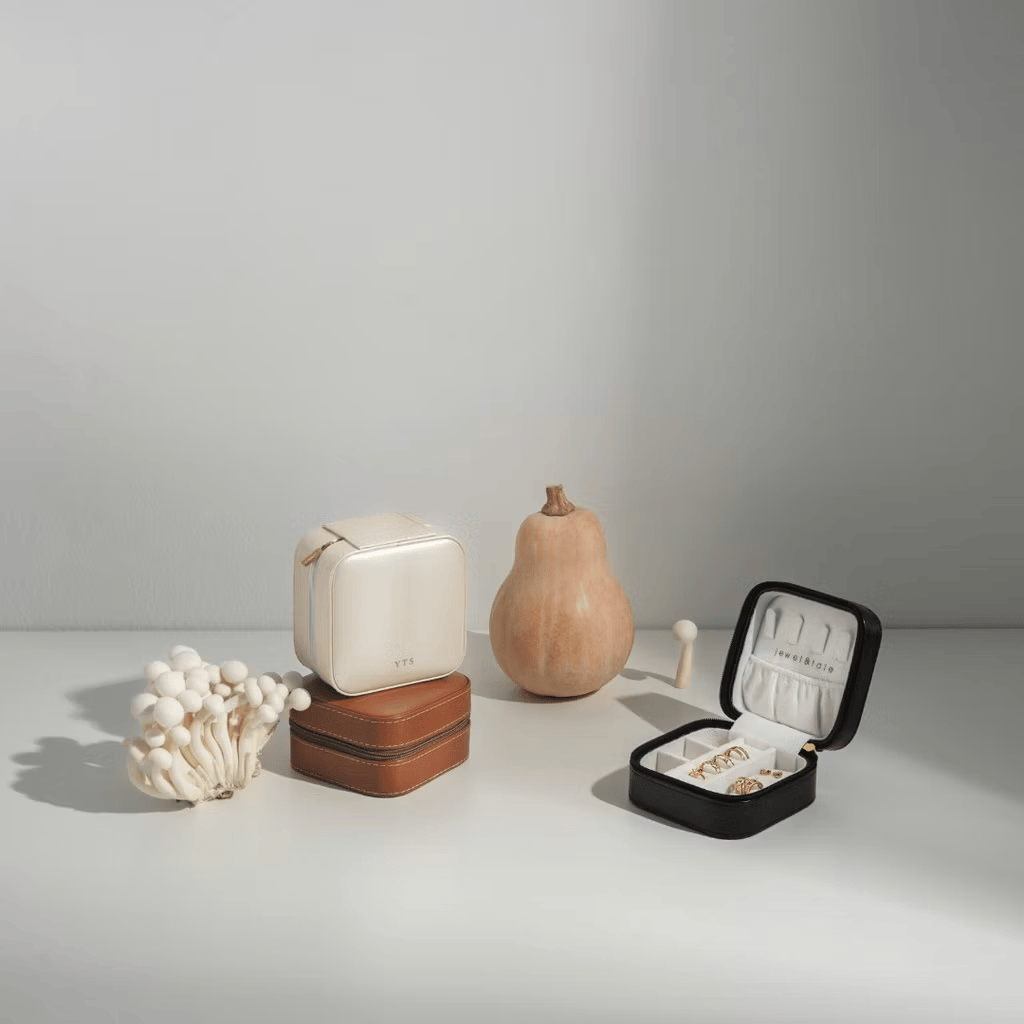 Jewel and Tale - Personalized Jewelry Box Custom Kotak Perhiasan 925 Sterling Silver 18K Gold Plated