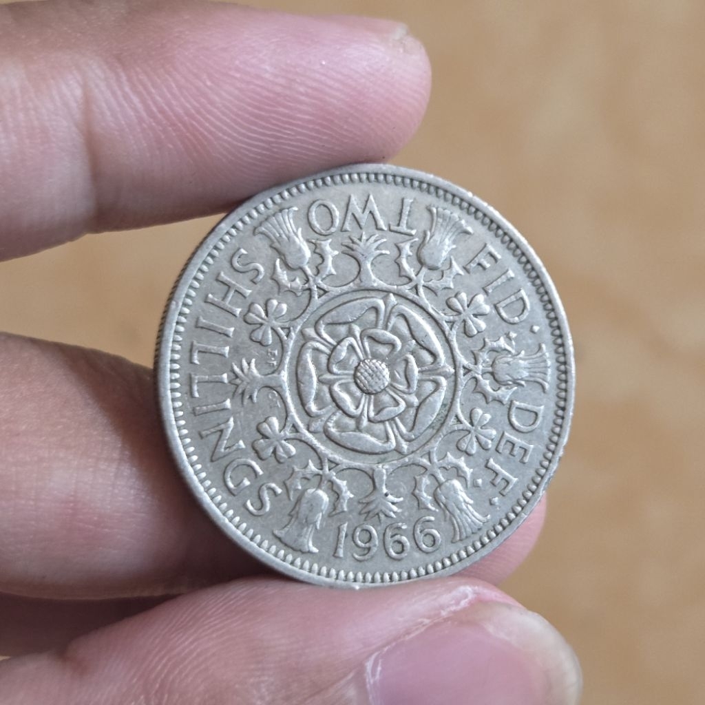 Koin Kuno Asing Asli Uang Lama UK Koleksi Antik