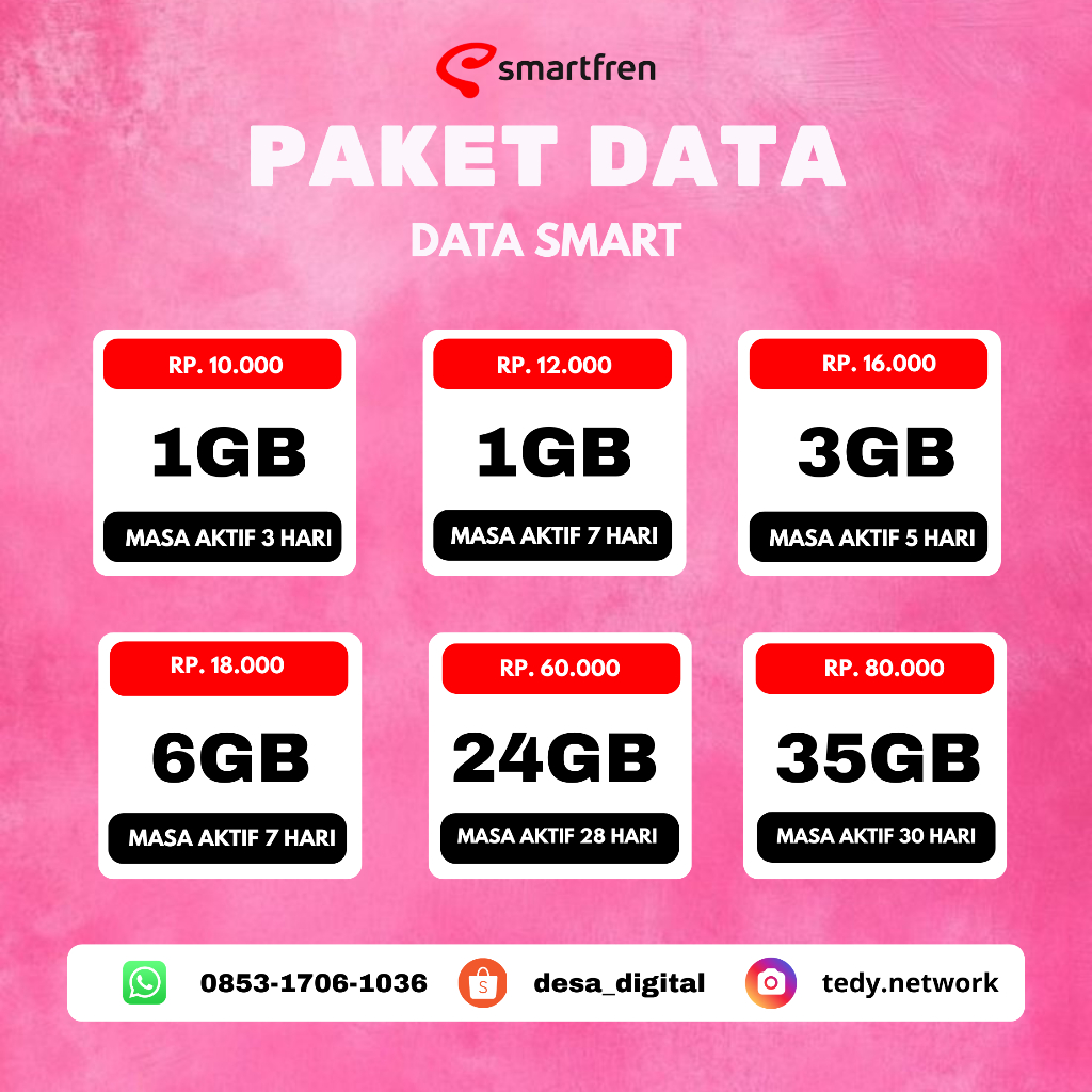PAKET DATA HARIAN SMARTFREN