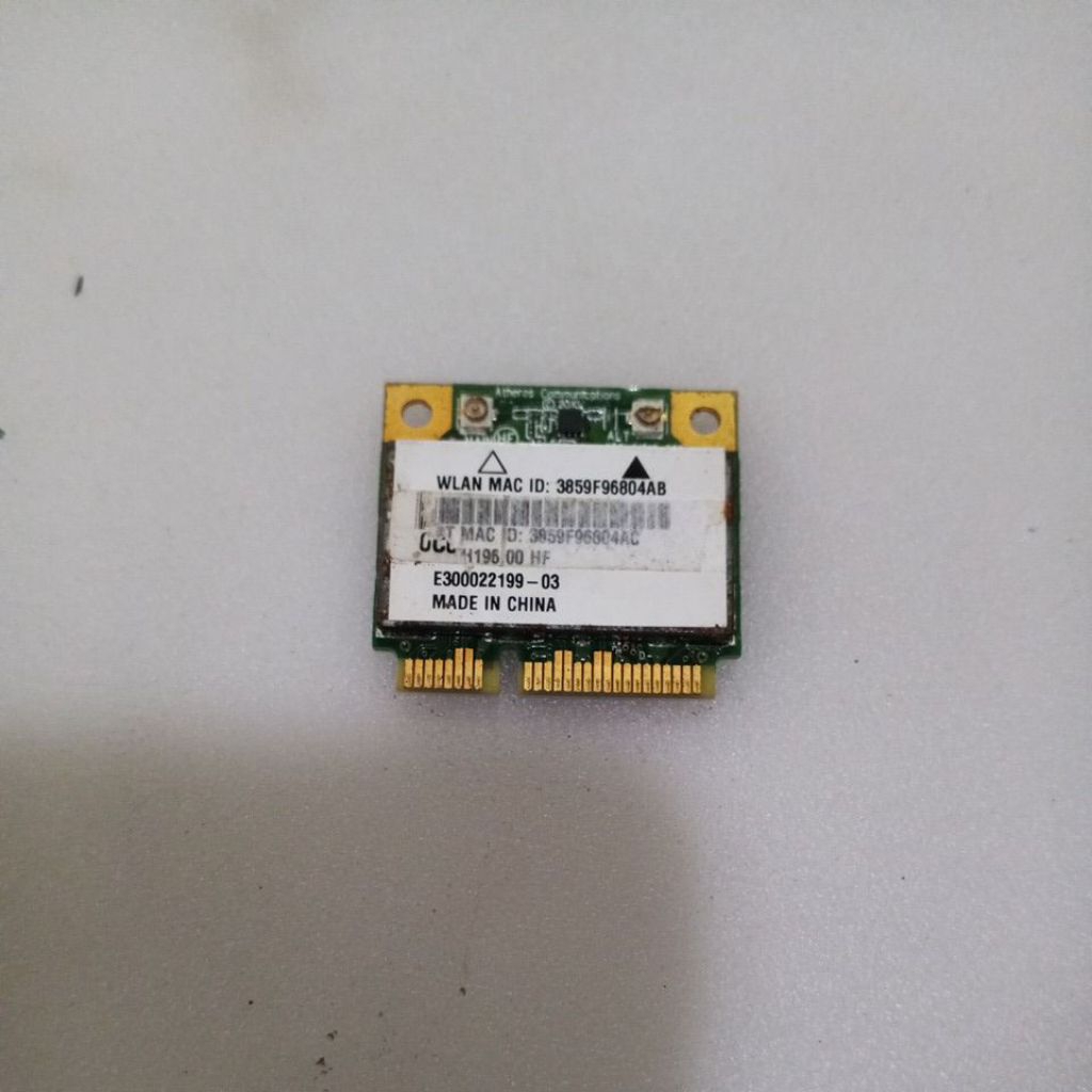 Wificard Notebook Acer Aspire Iconia W500