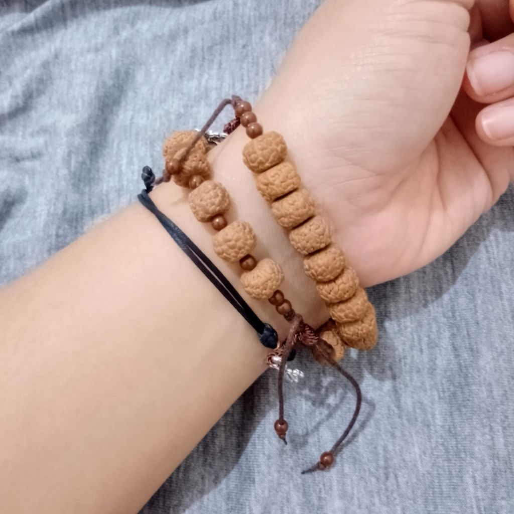 Gelang Rosario Gelang Salib Biji Genitri Besar Kristiani Katolik Charm
