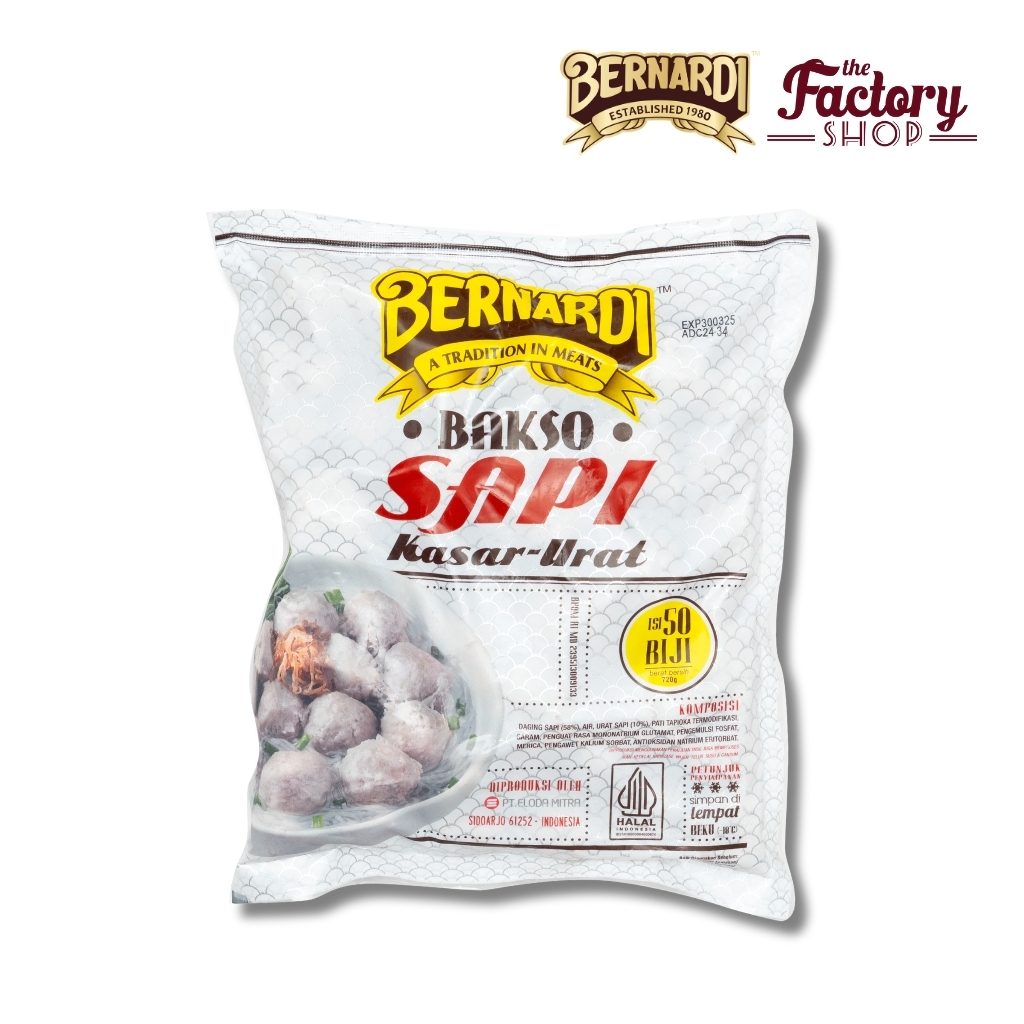 BERNARDI BAKSO SAPI KASAR/URAT 50BJ (9916995104)