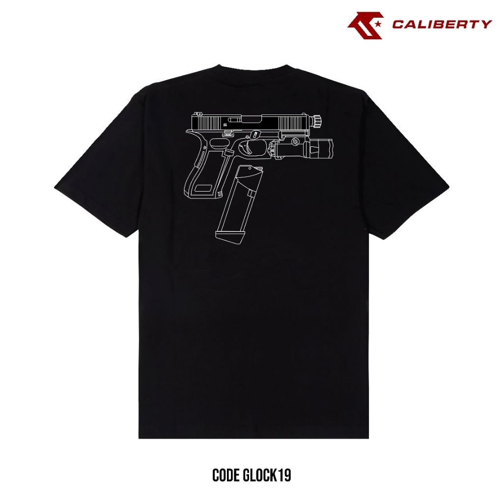 CALIBERTY - Tshirt GLOCK19