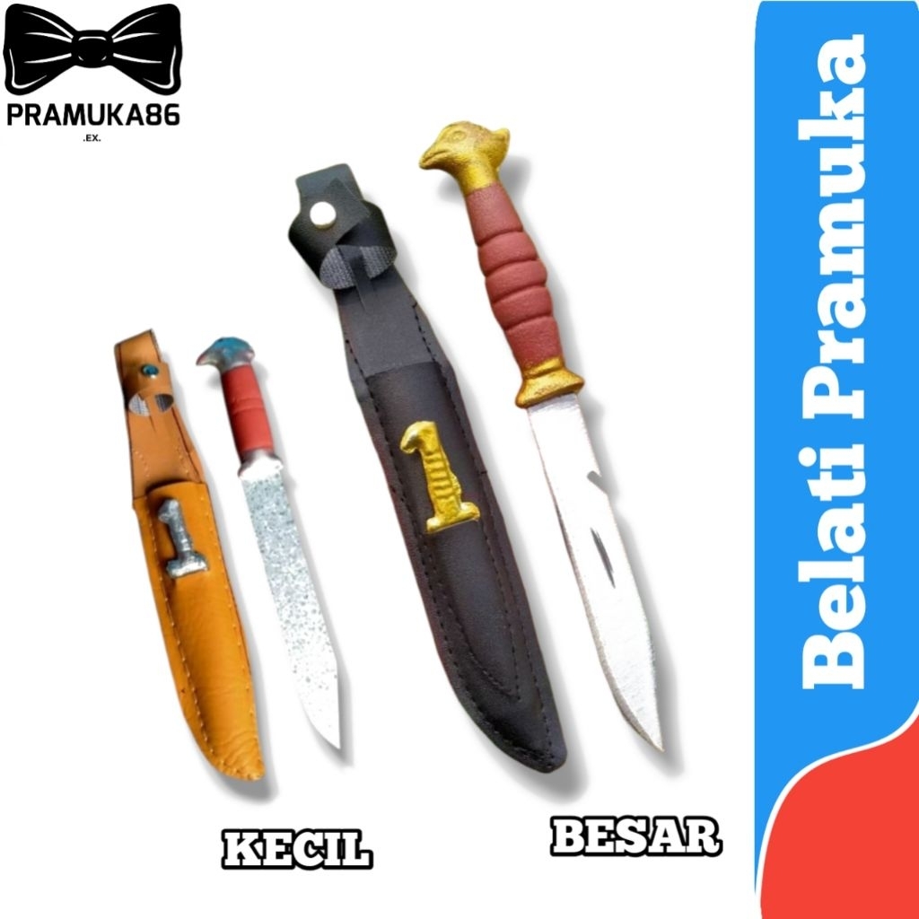 Pisau Belati Pramuka / Pisau Bowie / Belati Pramuka Kecil & Besar