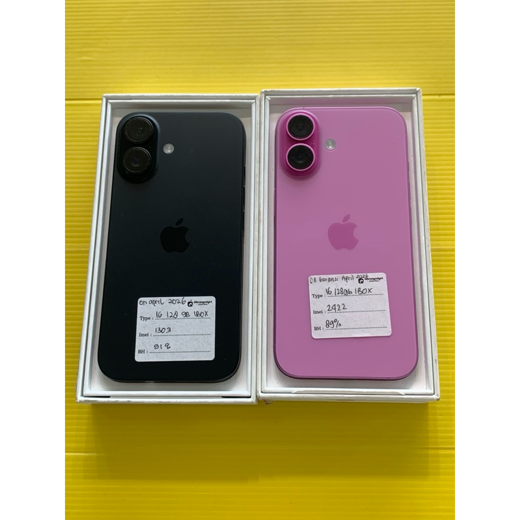 SPESIAL IPHONE 16 128GB EX IBOX ON GARANSI