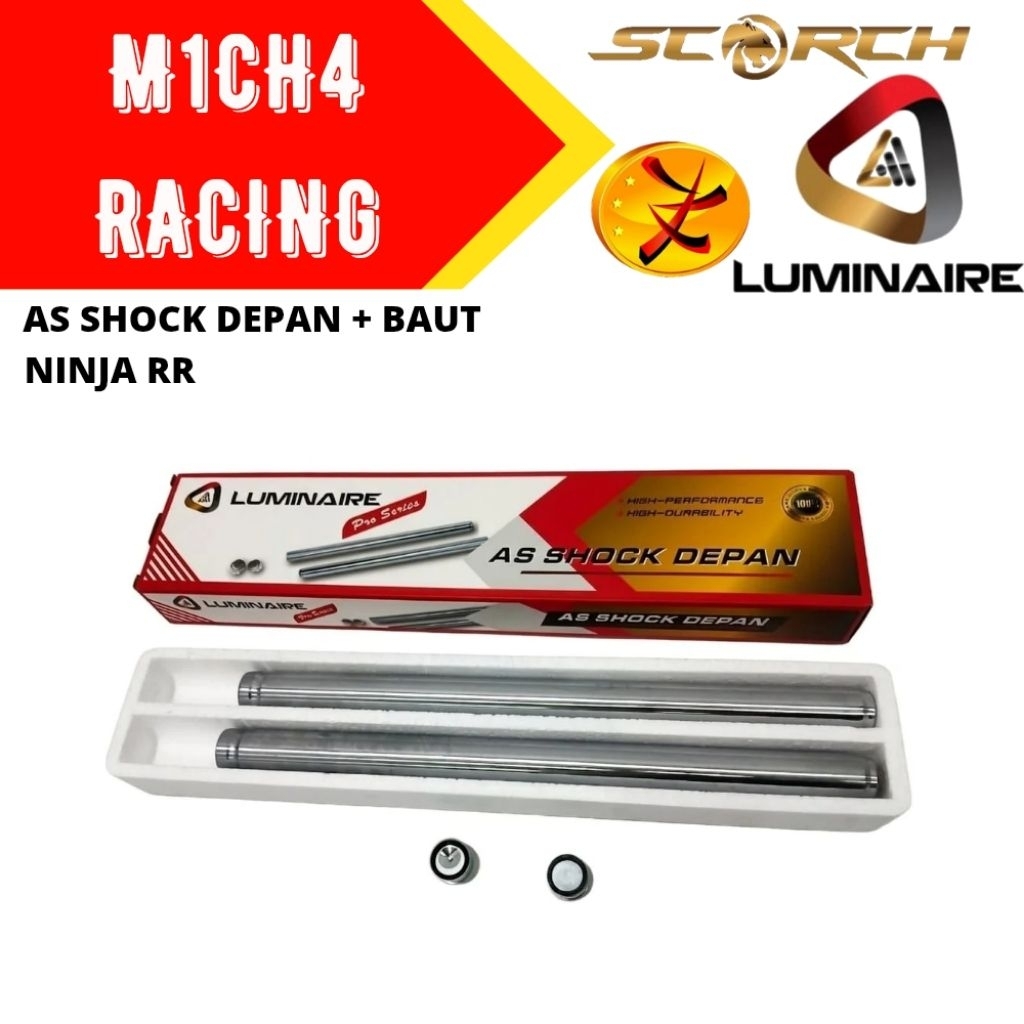 AS SHOCK DEPAN+BAUT/KLIP NINJA RR- LUMINAIRE