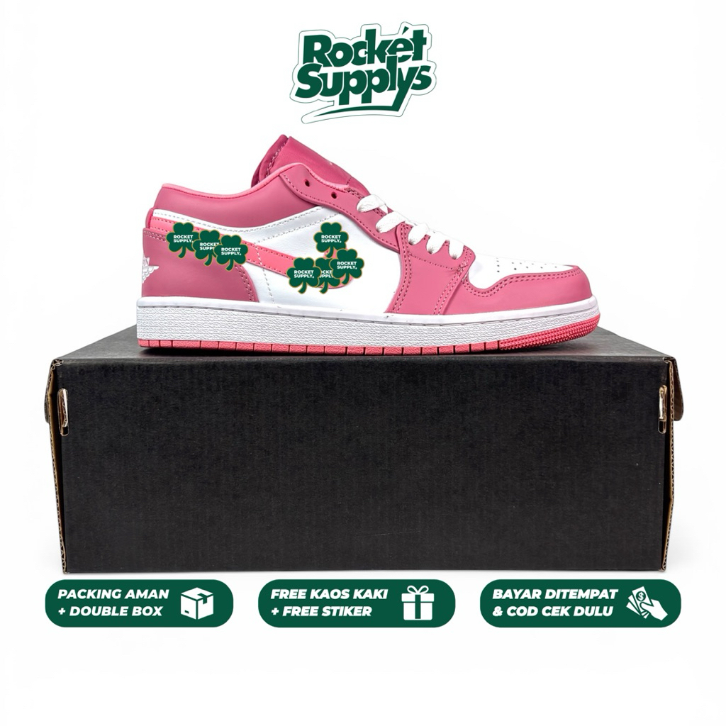 Sepatu Sneakers Wanita Jordan Berry Pink / 100% Baru