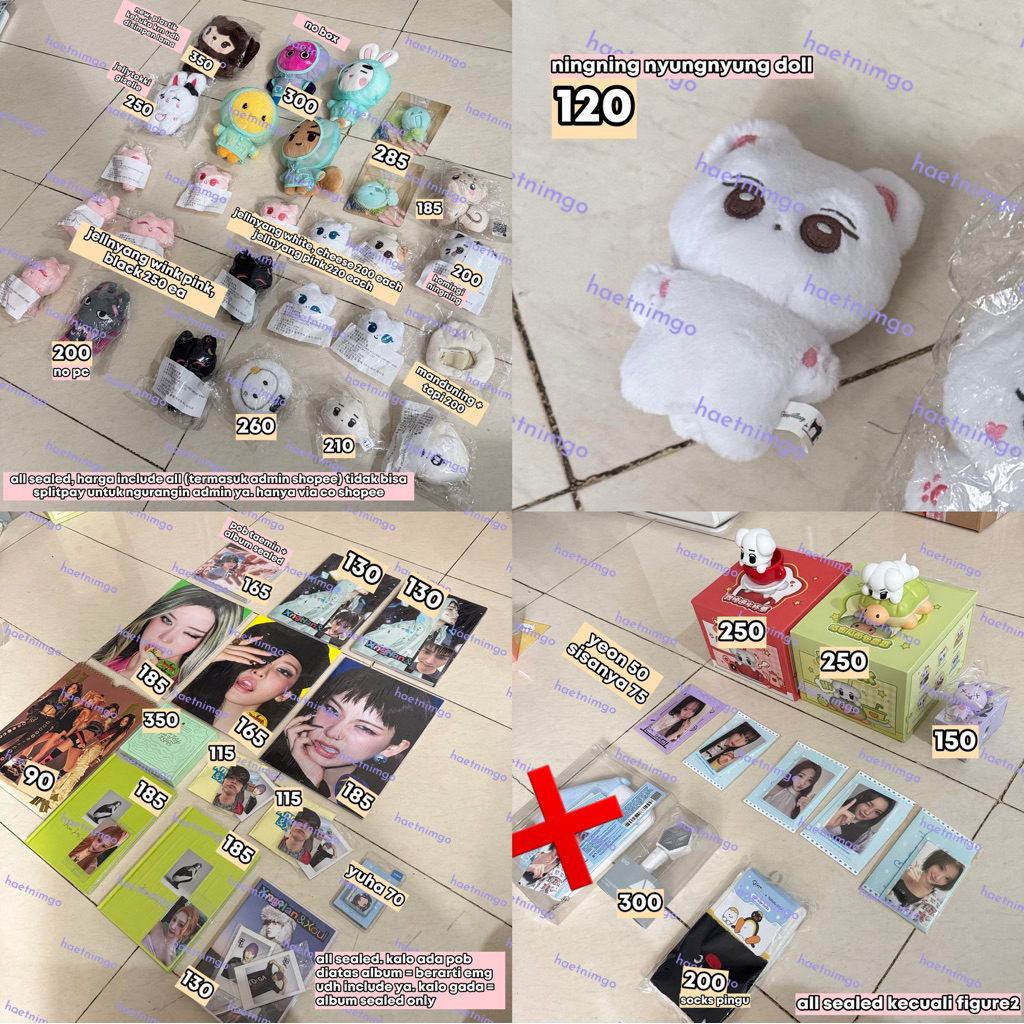 [clearance 2 mar 26 - official] aespa red velvet shinee smini pingu taeyeon exo stella jiwoo yeon yu