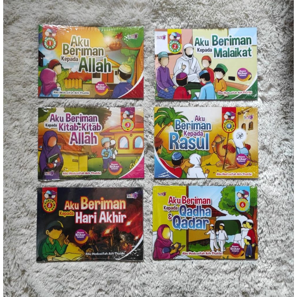 KOMIK ANAK ISLAM SERI RUKUN IMAN BONUS STIKER ISLAMI - MEDIA SHALIH
