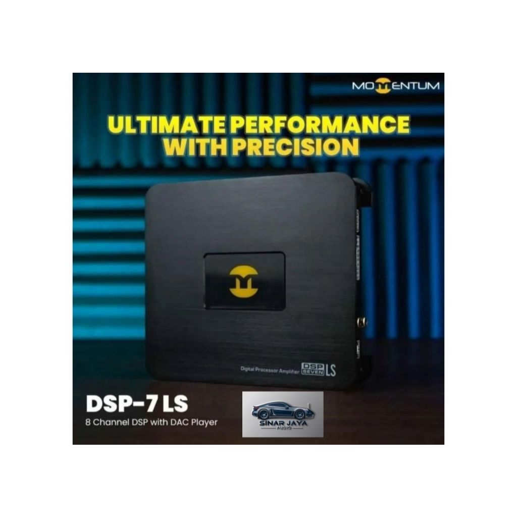 Power Processor DSP 8 Channel Momentum DSP-7LS Power Processor Audio Mobil 8 Channel