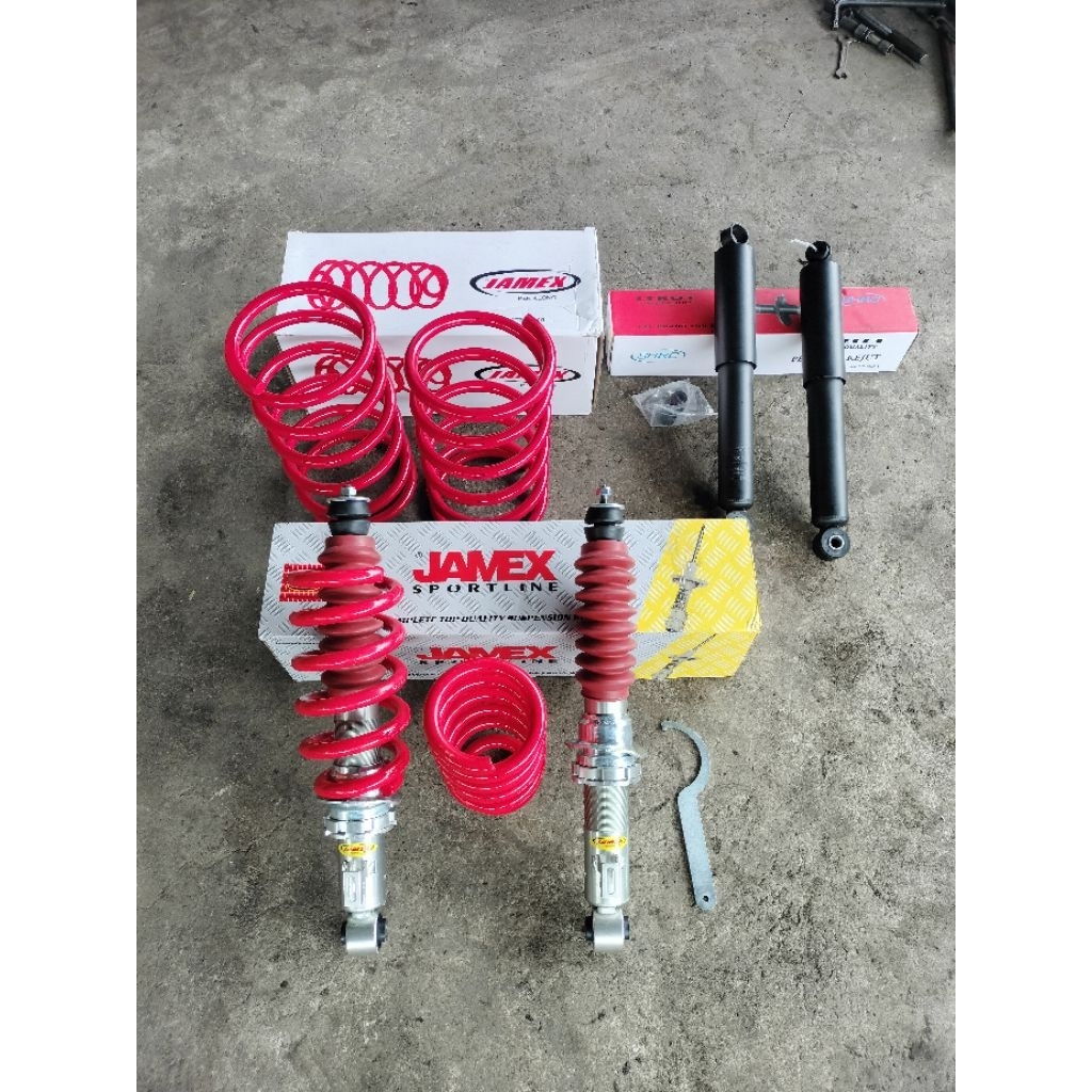 shock coilover pajero  depan sepasang  jamex tanpa per