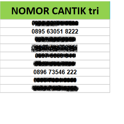 Nomor Cantik Three Aon Tri 11 Digit Cantik Nasional Murah
