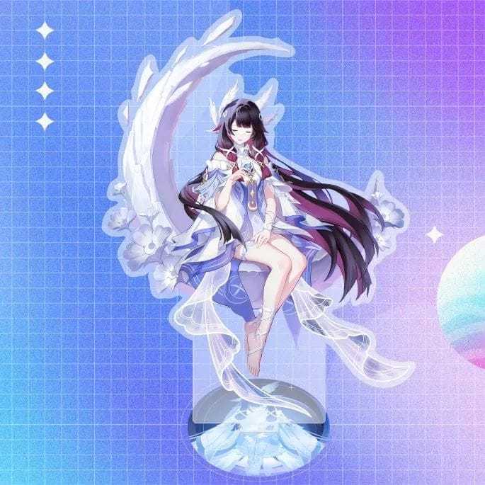 Otakumart - Genshin Impact Standee Acrylic Columbina Raiden Keqing Zhongli Nahida Ganyu