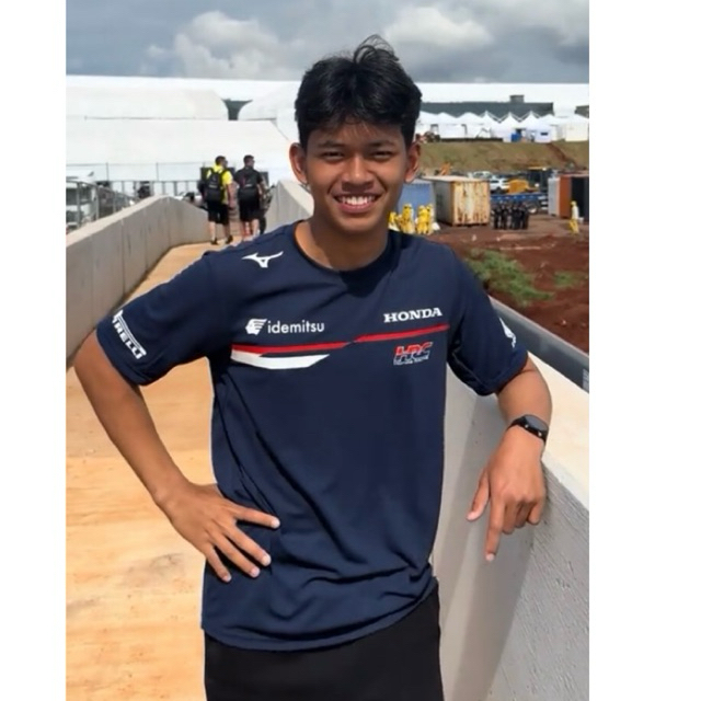 kaos veda ega pratama navy B honda team asia moto3 motogp mandalika kcs apparel