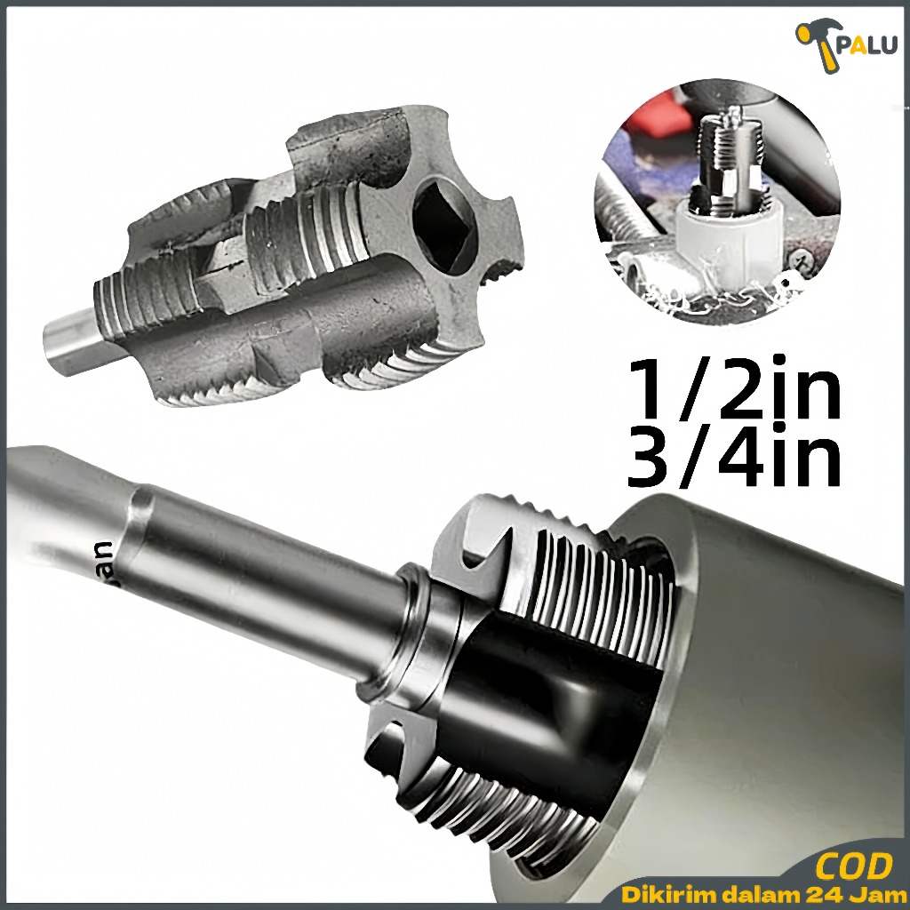 Alat Senai Pipa 4/6 /Alat Pembuka Drat Pipa Pvc /Alat Pembuat Cetakan Ulir Pipa Pvc