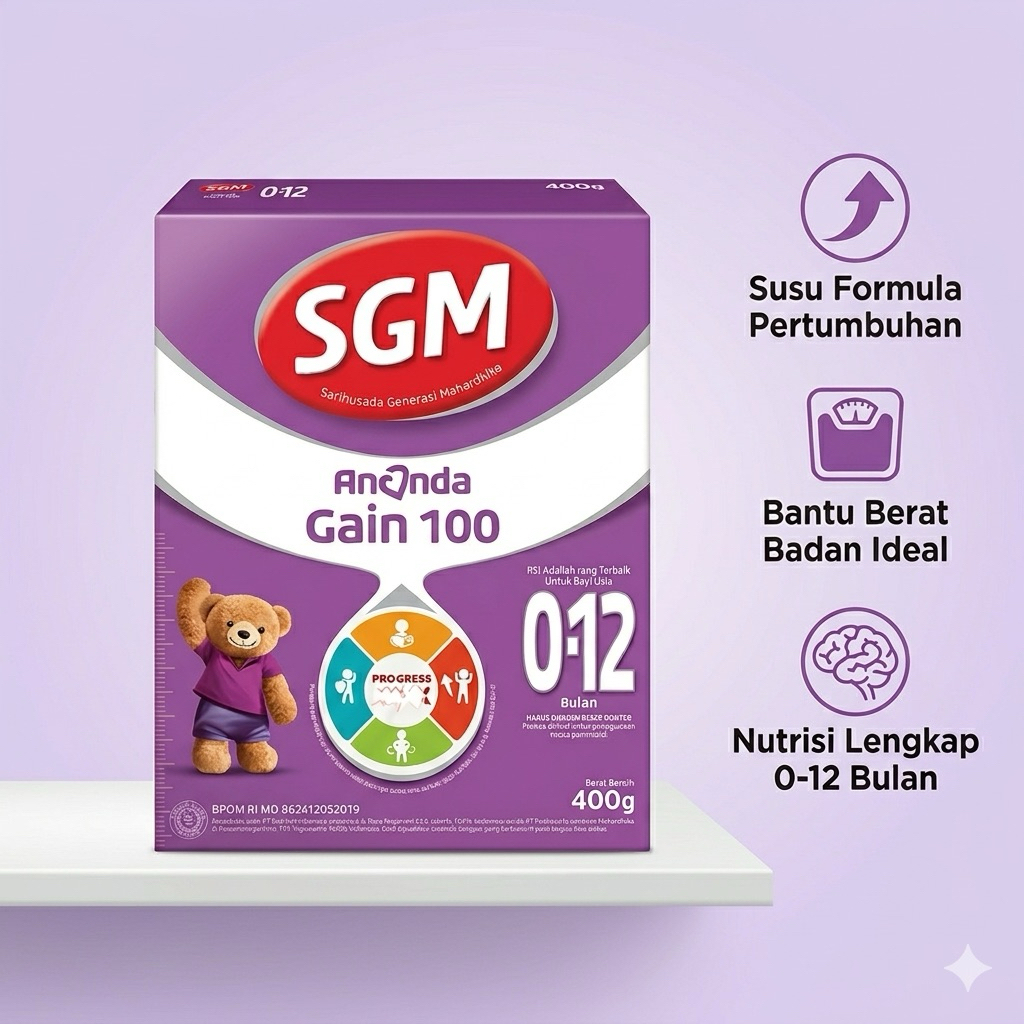 SGM GAIN 100 0-12 BULAN