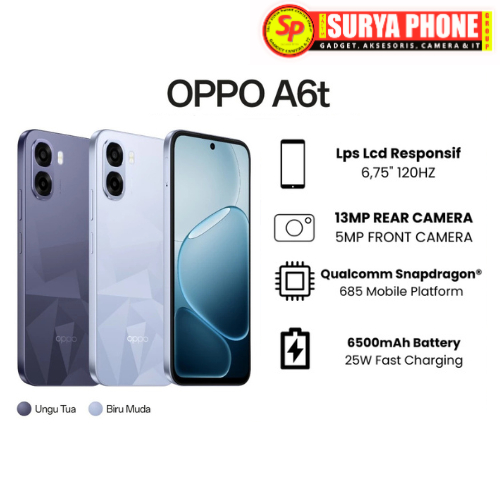 OPPO A6t RAM 4GB / 64GB