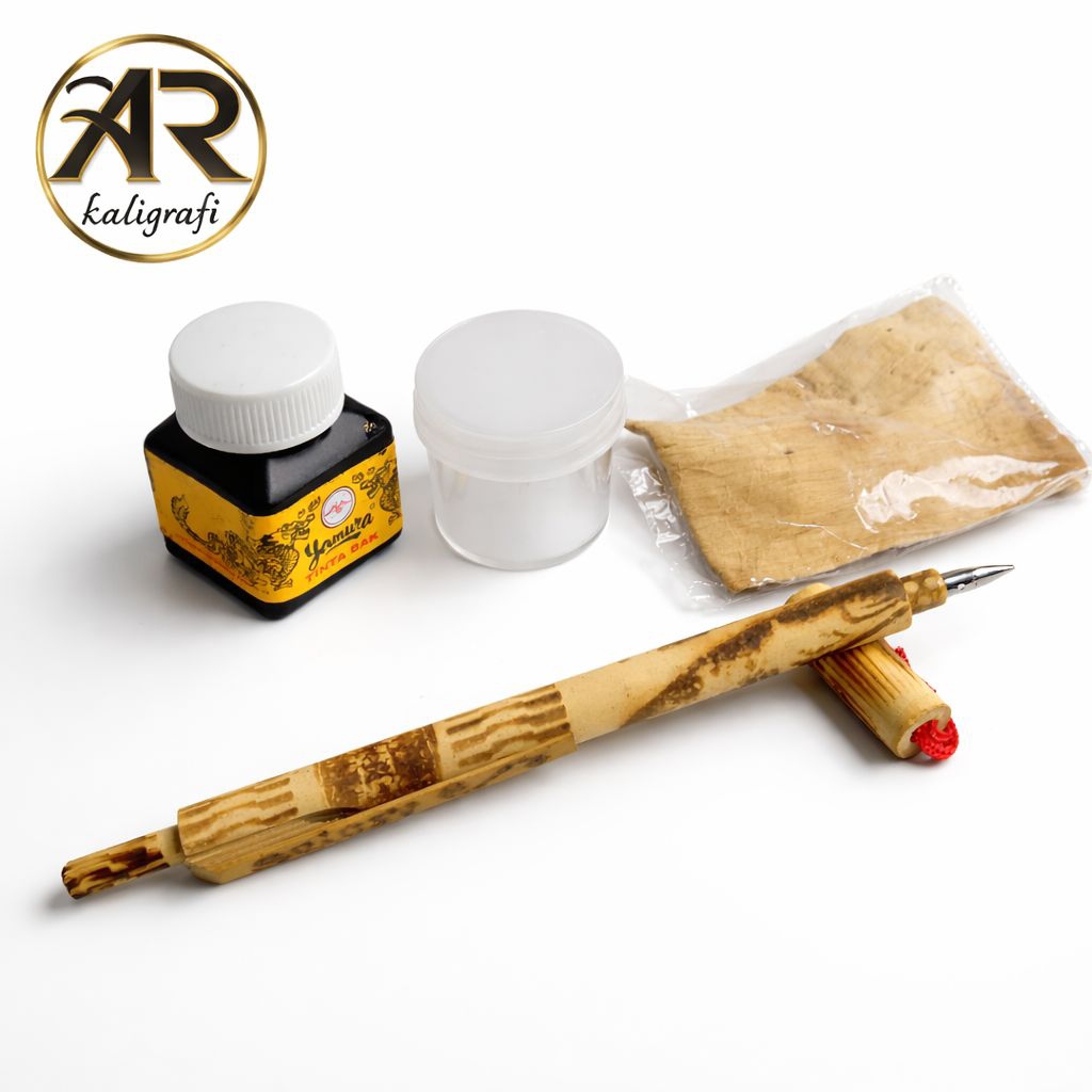 Kalam Bambu Salafy Lancip Pena Kitab Kuning | Pena Santri Makna Gandul | Tulisan Rapi Anti Bleber