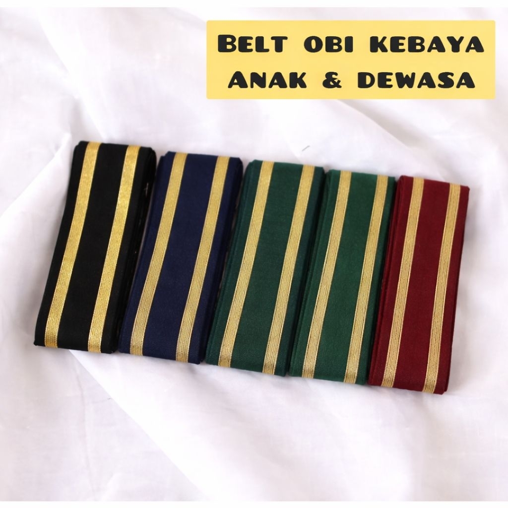 Sabuk obi belt kebaya Bali tanpa bros || Obi belt bludru || Obi belt kebaya || Sabung Obi || ikat pi