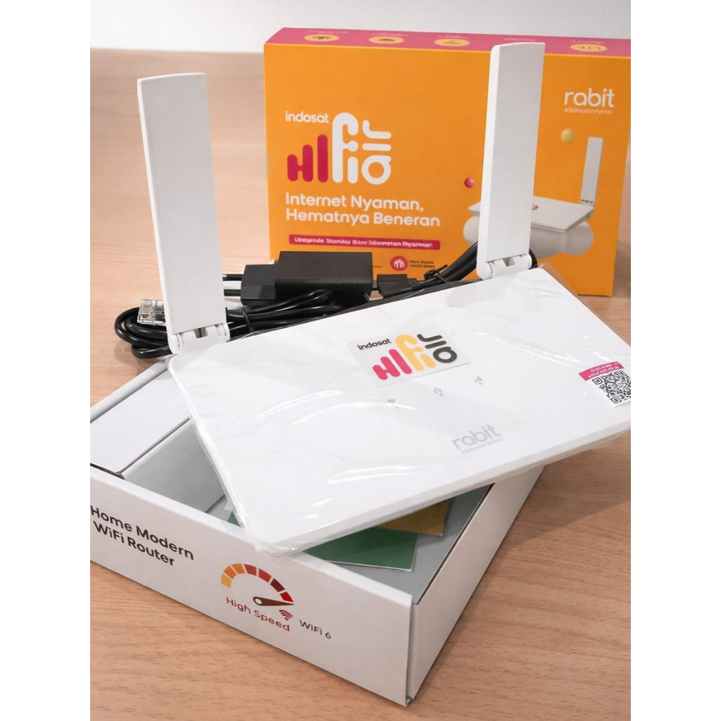 Modem Wifi Hifi Air Rabit 4G Free 50Gb Indosat