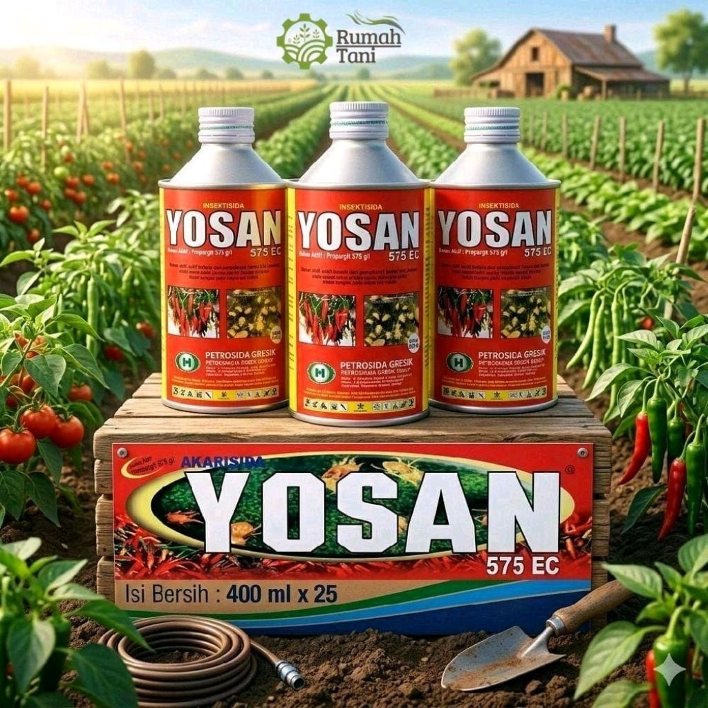 Akarisida Yosan ( Propargit 575 Ec ) Kemasan 400 ml