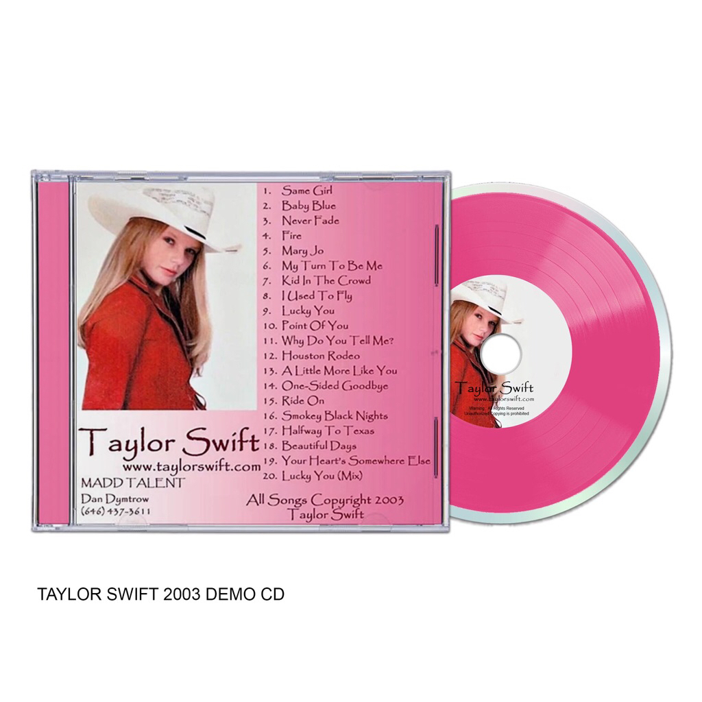 CD TAYLOR SWIFT - 2003 DEMO CD ALBUM , TAYLOR SWIFT CD , TAYLOR SWIFT VINYL