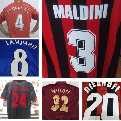 Nameset & Patch All Jersey Retro