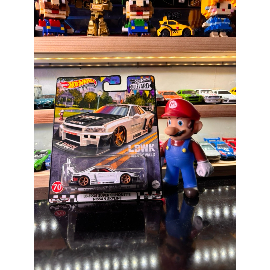 HOTWHEELS  NISSAN SKYLINE ER34 LBWK
