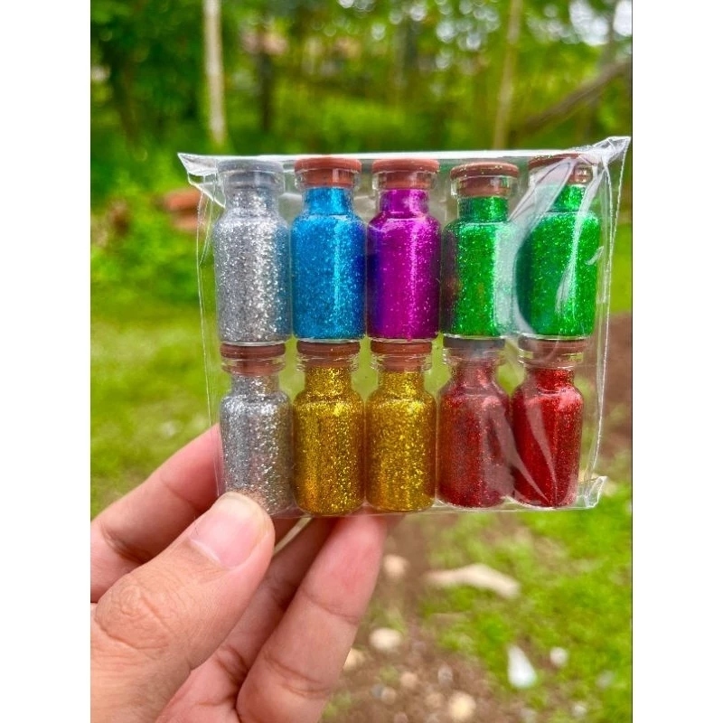 Glitter Bubuk Anak Serbuk Gliter Warna Blink Blink Cantik Hiasan Mainan Warna Warni
