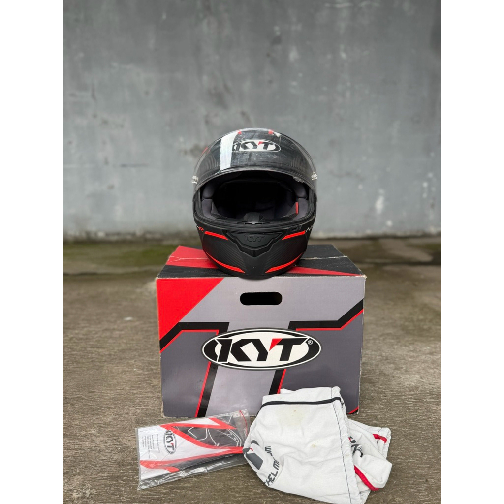 KYT NFR LOGOS MATT RED