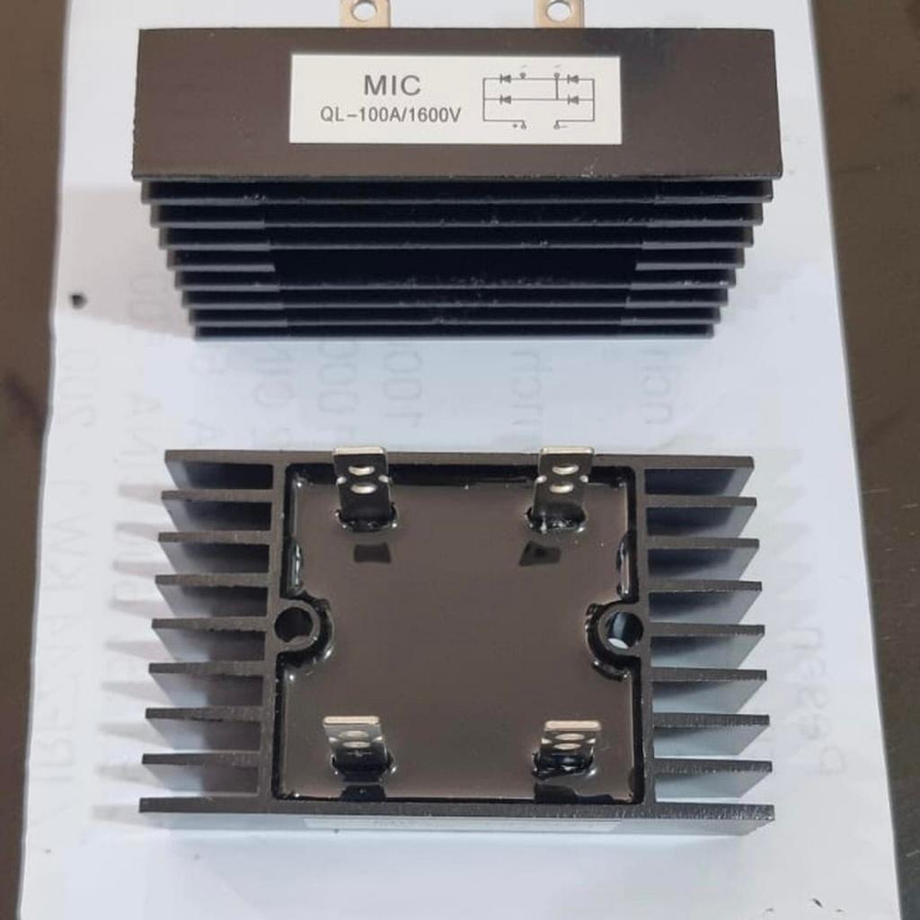 DIODA DIODE BRIDGE 100A 1600V + HEATSINK DIODA KIPROK 100 AMPERE 1600V