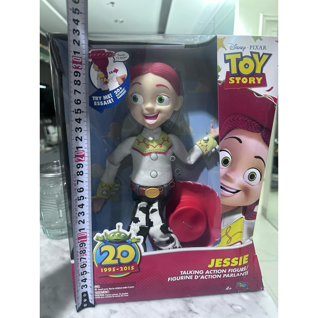 Toy Story 20th Woody Jessie anniversary talking figure Thinkway elektronik nyala figure NEW sealed
