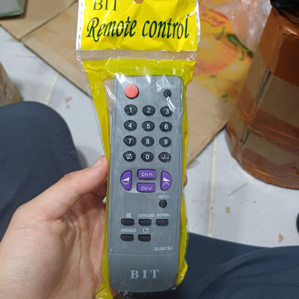 Remot TV tabung sharp remote tv jadul tabung sharp hitam