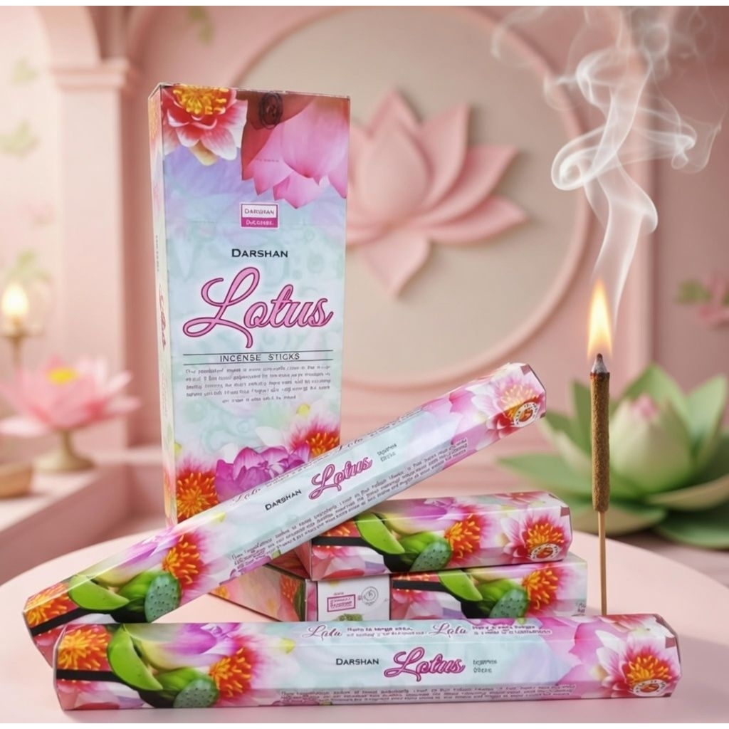 Dupa atau Bukhur Darshan Lotus Essence Premium Aroma Lotus Darshan