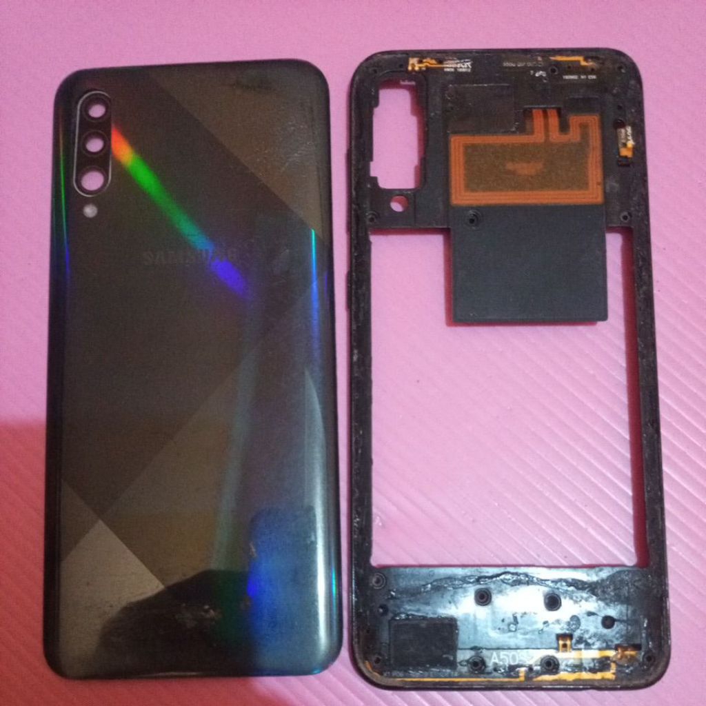 backdoor bezel samsung a50s ori copotan