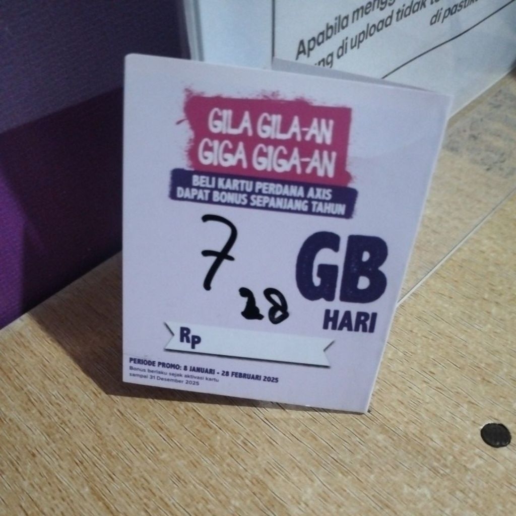 voucher xl 7gb 28hari