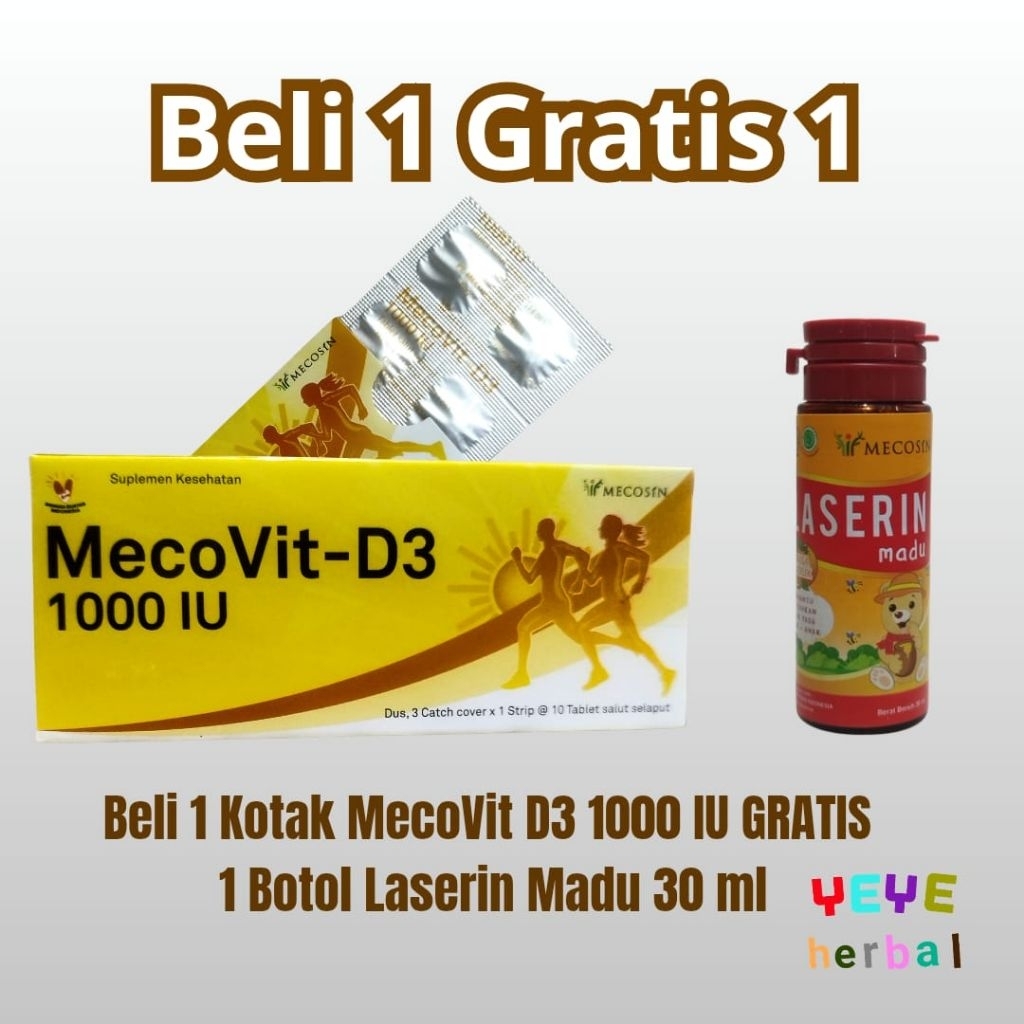 Mecovit Vitamin D3 1000 IU