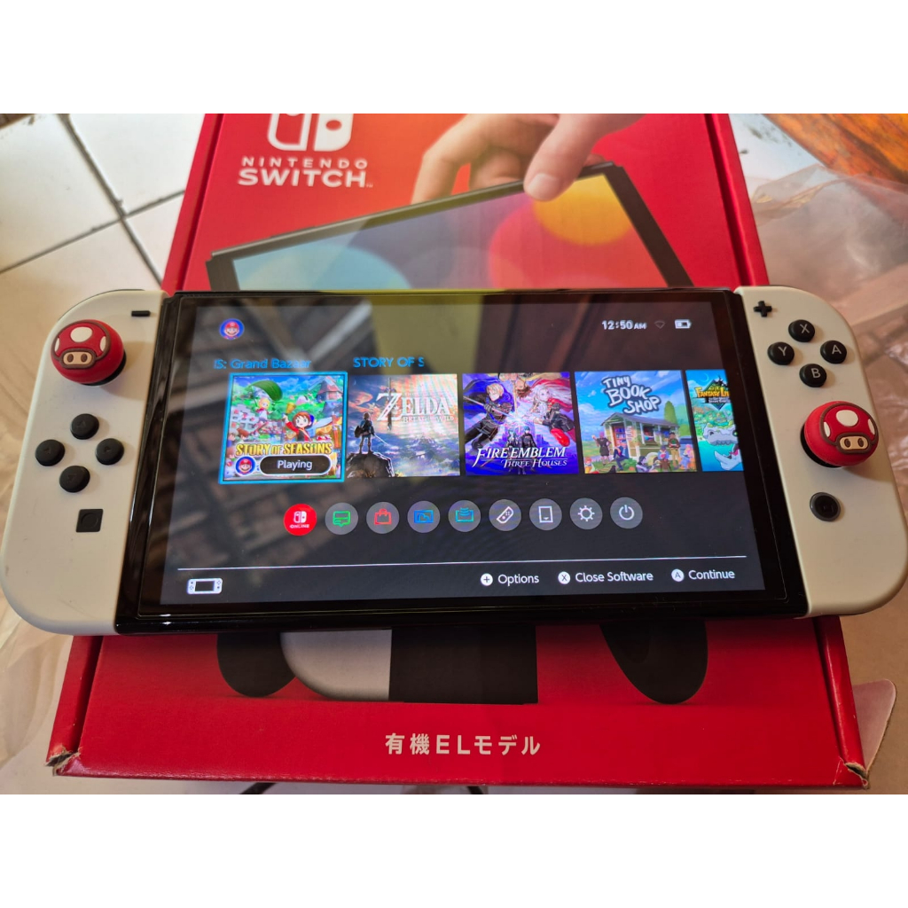 Nintendo Switch OLED 128GB CFW Second Mesin Tahun 2025