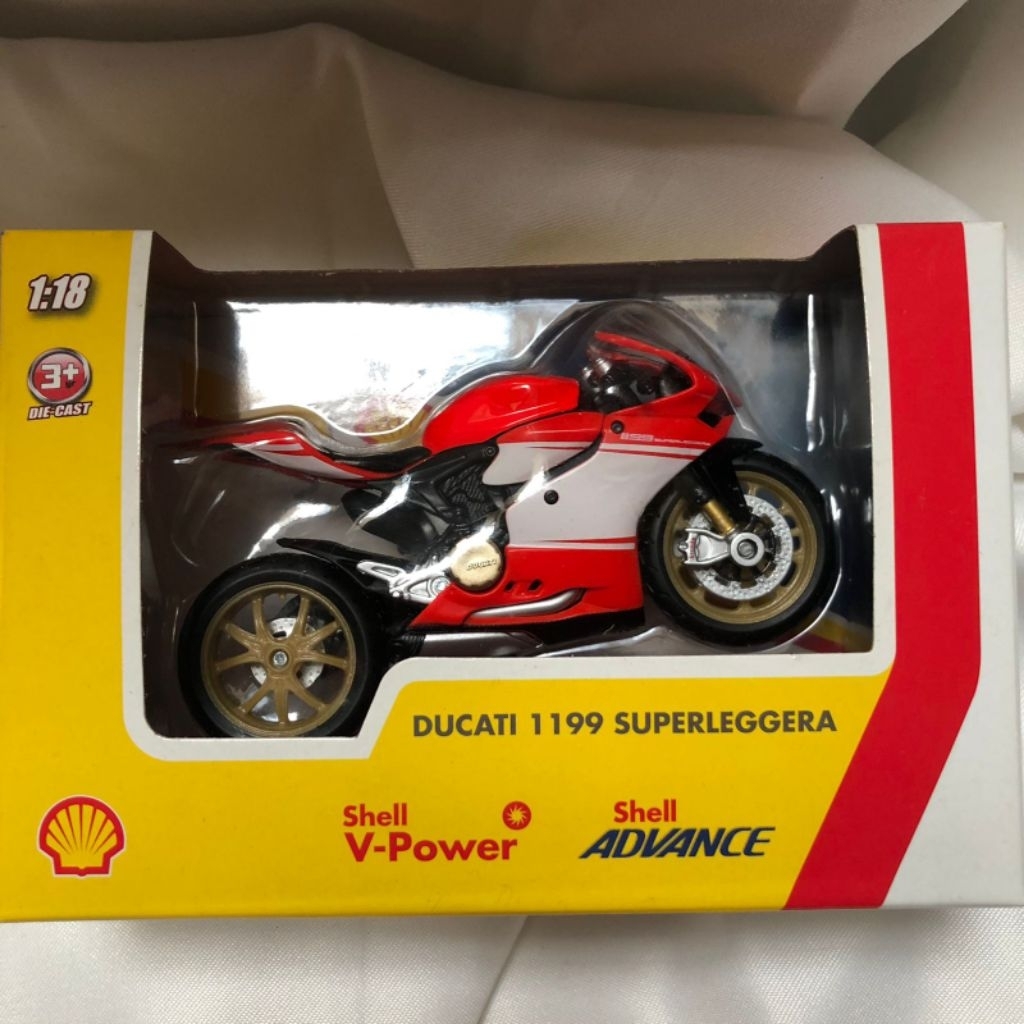 Mainan Shell Motor Ducati 1199 superleggera
