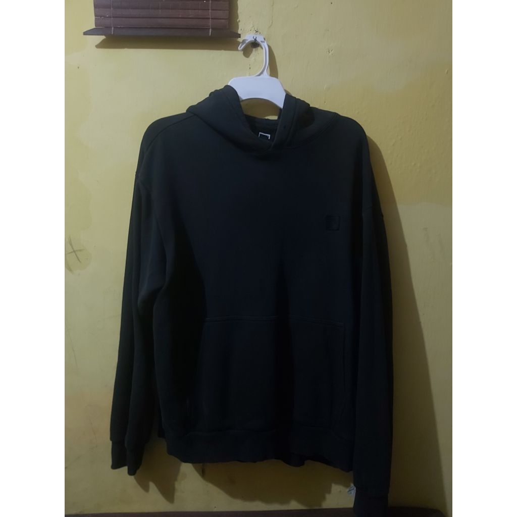 kain katun goal studio hitam L , Xl boxy