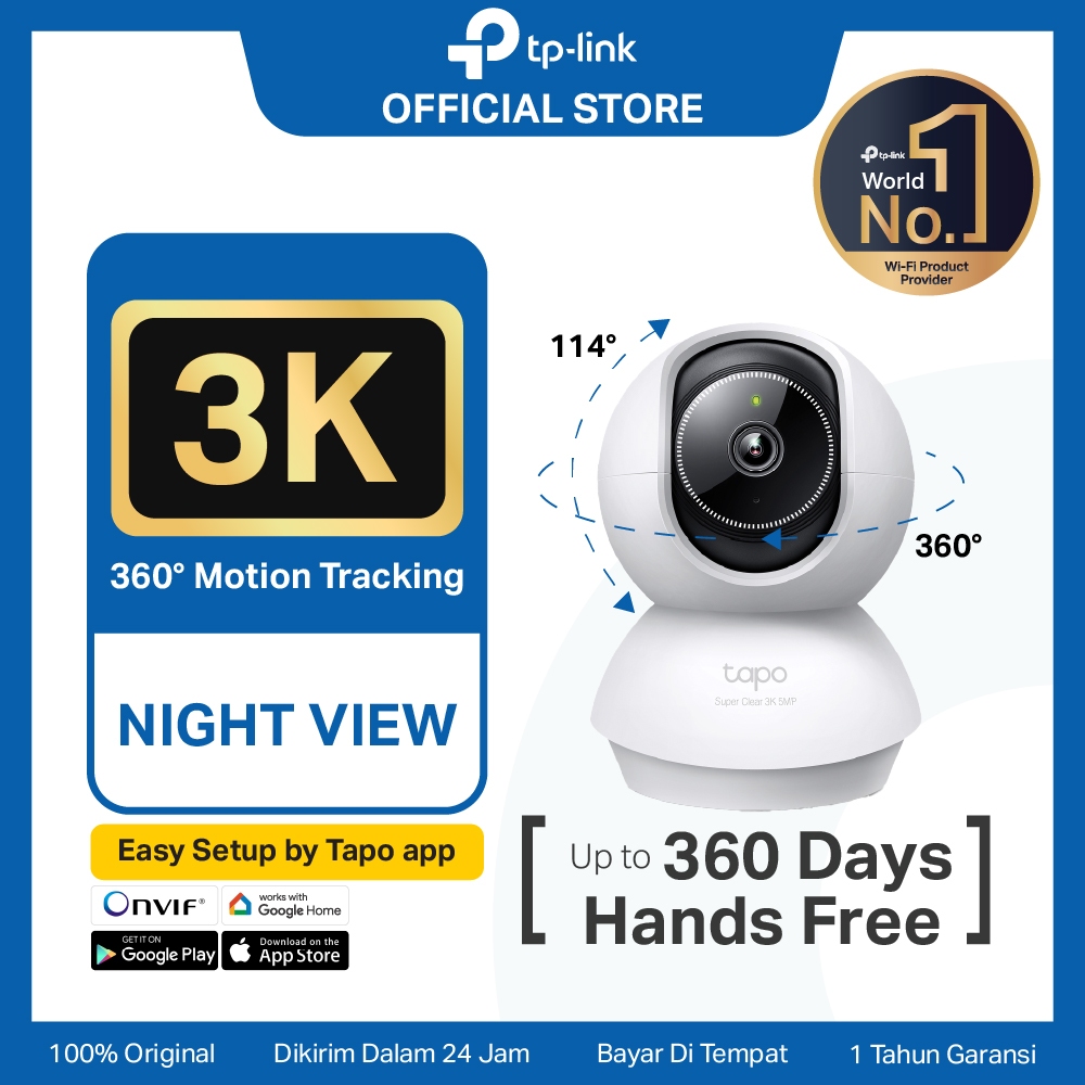 TP-Link Tapo C230 High-Quality Video Recording  Wide Range of Movement  Enhanced Night Vision  Smart